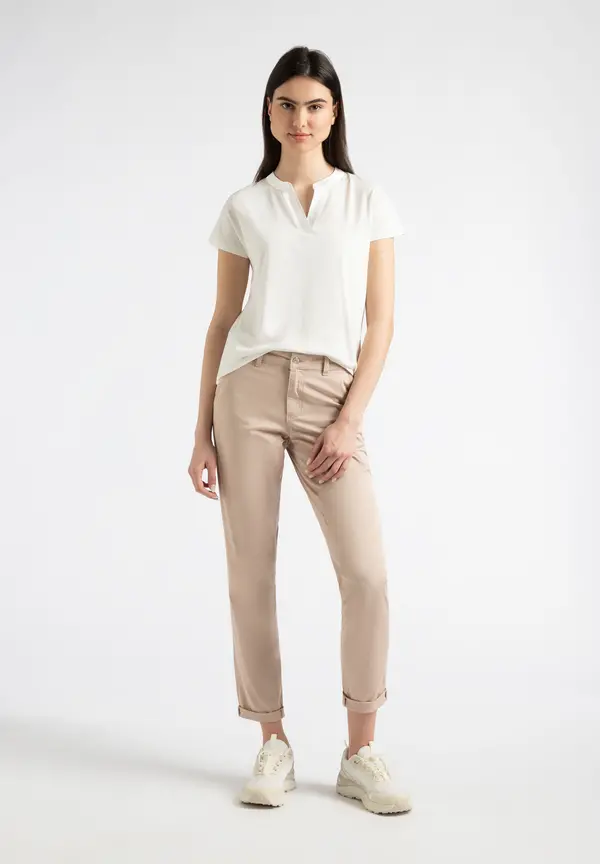 More & More Chino, beige, Frühjahrs-Kollektion Versandkostenfrei