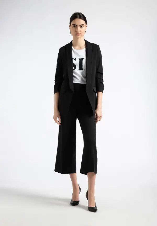 More & More Blazer mit Schalkragen, schwarz, Frühjahrs-Kollektion Großer Ausverkauf