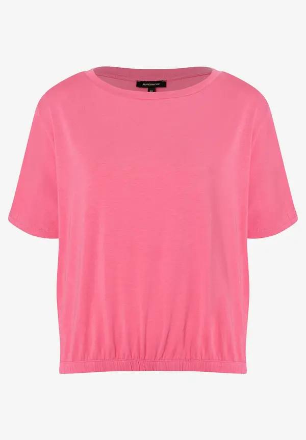 More & More Shirt mit Faltendetail, sorbet pink, Sommer-Kollektion Black Friday