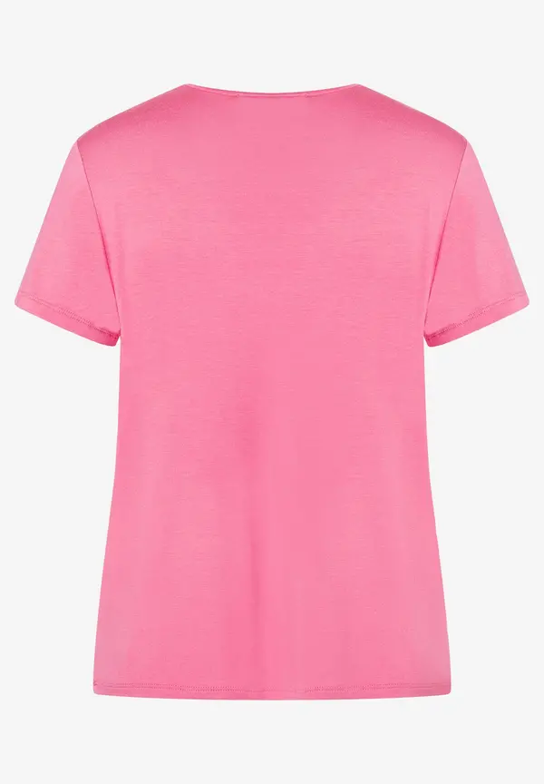 More & More T-Shirt mit V-Ausschnitt, sorbet pink, Sommer-Kollektion Osterangebot