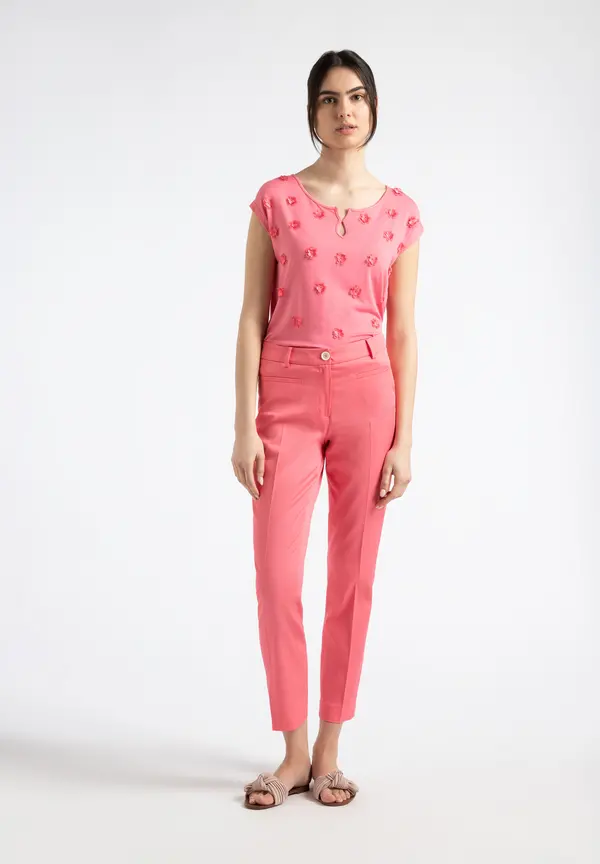 More & More Hose Hedy, sorbet pink, Sommer-Kollektion Muttertagsangebot