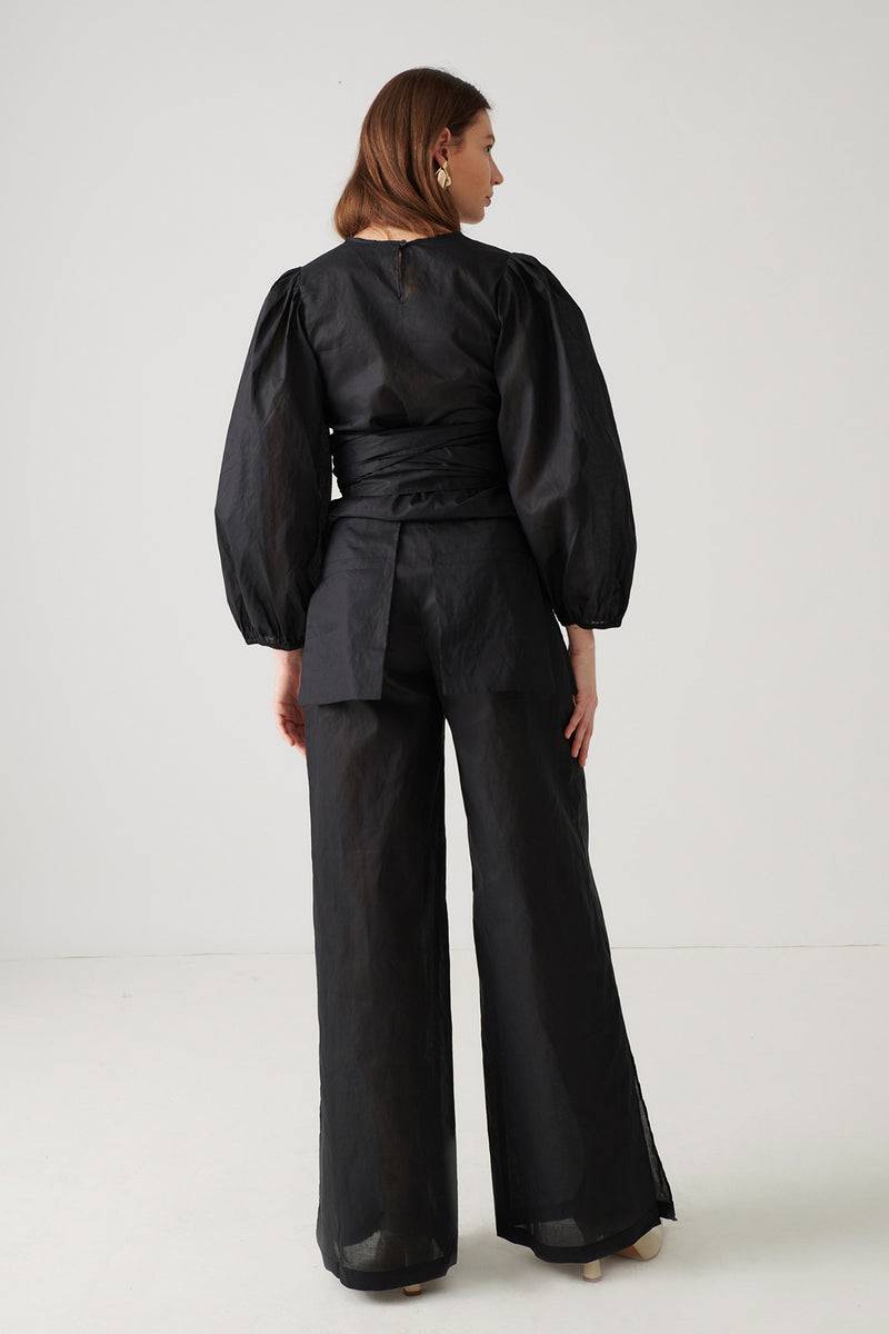 ﻿Mykke Hofmann Cotton Organza Blouse Lyon Super Sparpreis