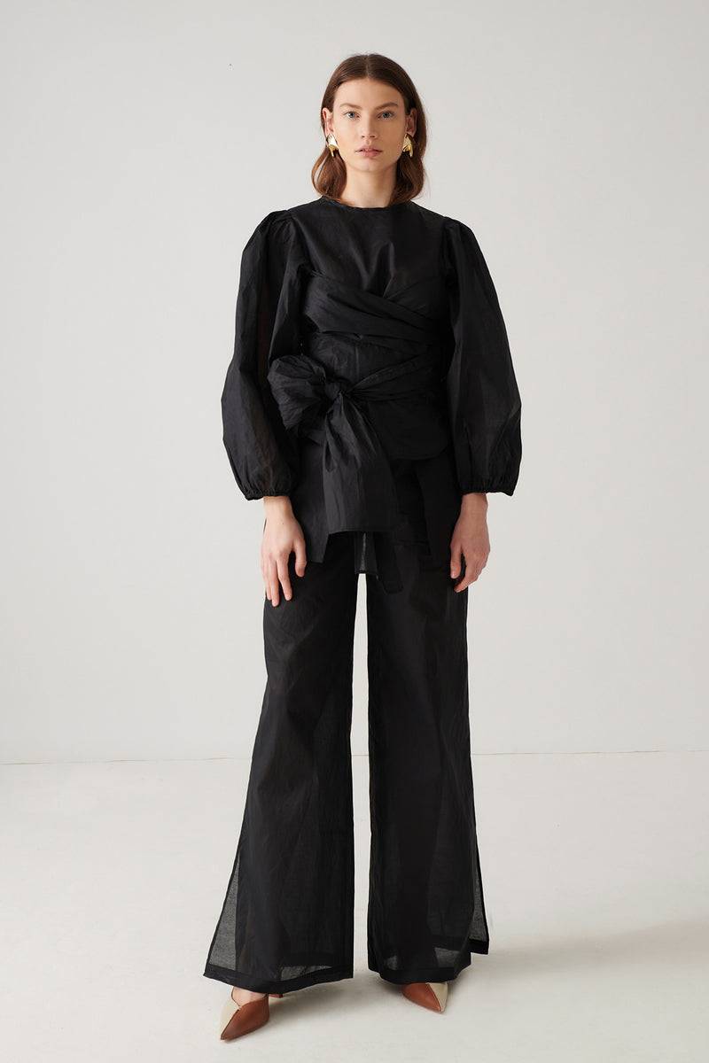 ﻿Mykke Hofmann Cotton Organza Blouse Lyon Super Sparpreis