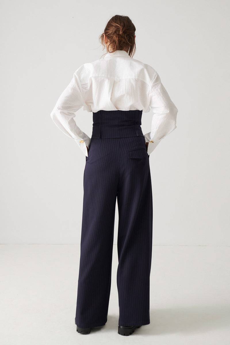 Mykke Hofmann Cotton Plissée Blouse Lon Letzte 2 Tage