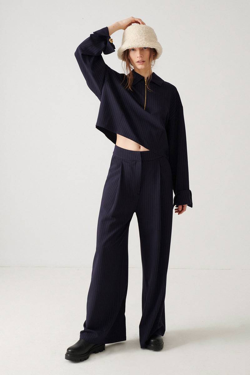 Mykke Hofmann Cool Wool Top Losa Zeitbegrenzte Promotion