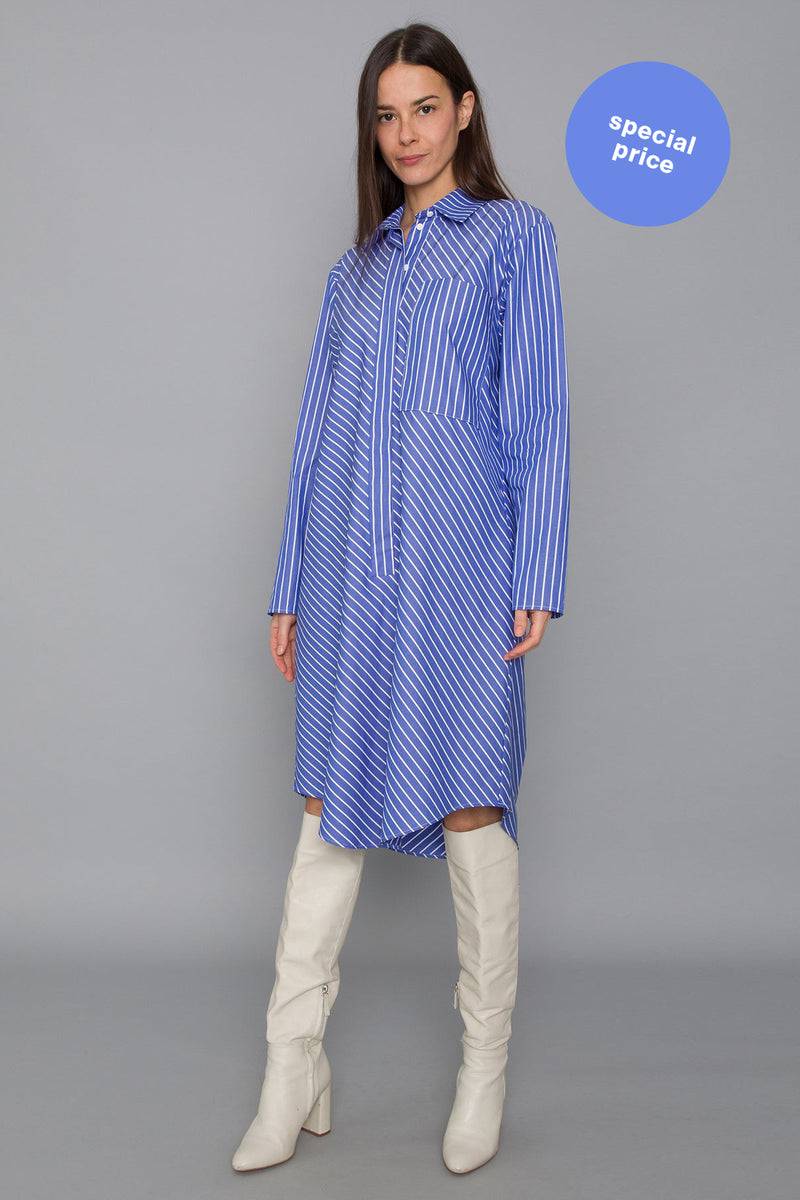 Mykke Hofmann Bio-Baumwoll-Popeline-Kleid Keila im Angebot
