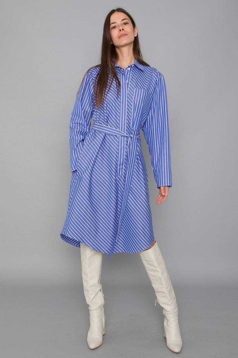 Mykke Hofmann Bio-Baumwoll-Popeline-Kleid Keila im Angebot