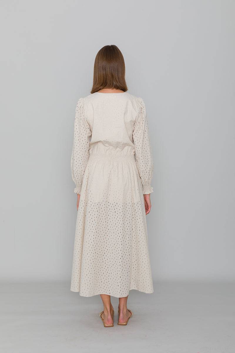 Mykke Hofmann Spitzenkleid Korva aus Bio-Baumwolle Wochenangebot