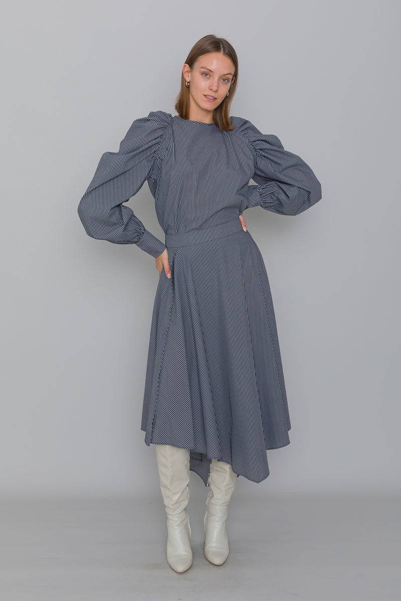 Mykke Hofmann Baumwoll-Streifenbluse Lis Discount Store für neue Produkte