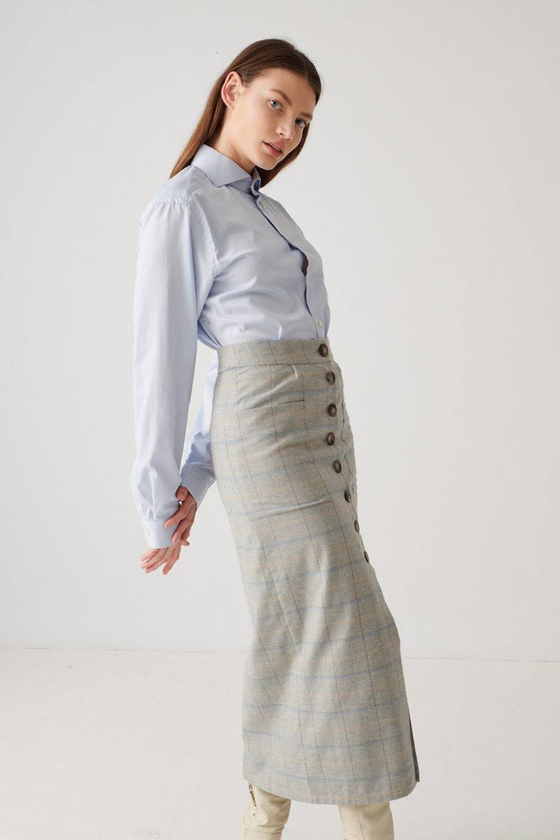 Mykke Hofmann Rock Ruth aus Bio Flanell Baumwolle Outlet