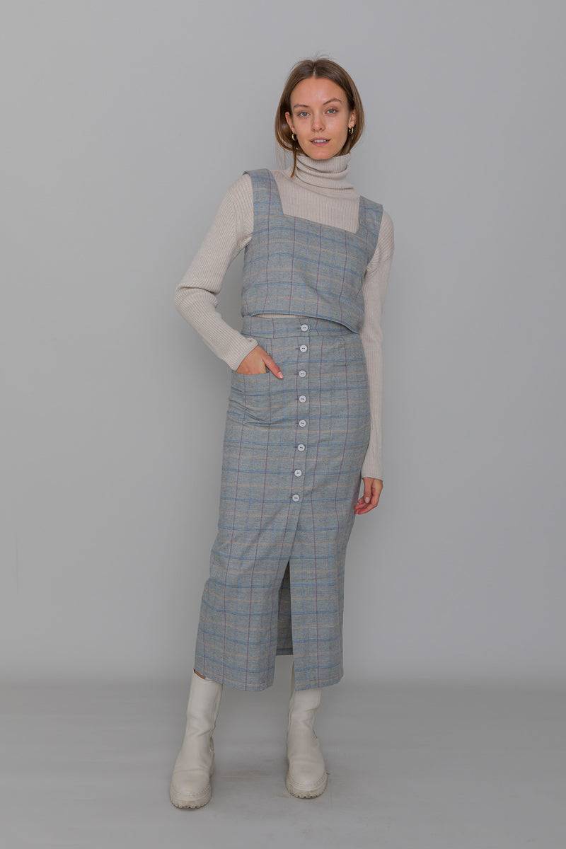 Mykke Hofmann Rock Ruth aus Bio Flanell Baumwolle Outlet