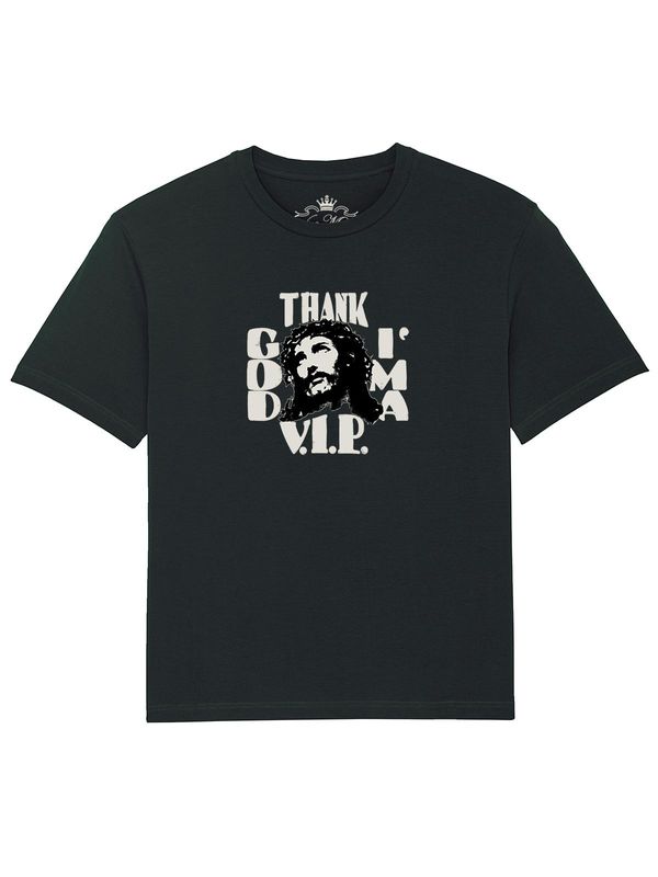 Nastrovje Potsdam Vive Maria Thank God Herren T-Shirt schwarz Kostenlose Rückgabe