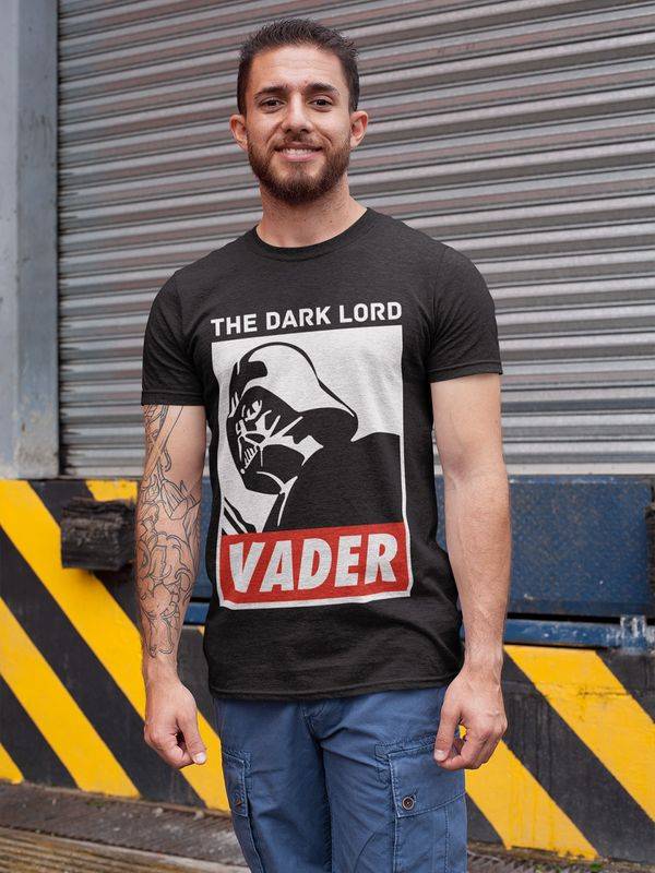 Nastrovje Potsdam Star Wars Dark Lord Vader Herren T-Shirt schwarz Neueste Stile
