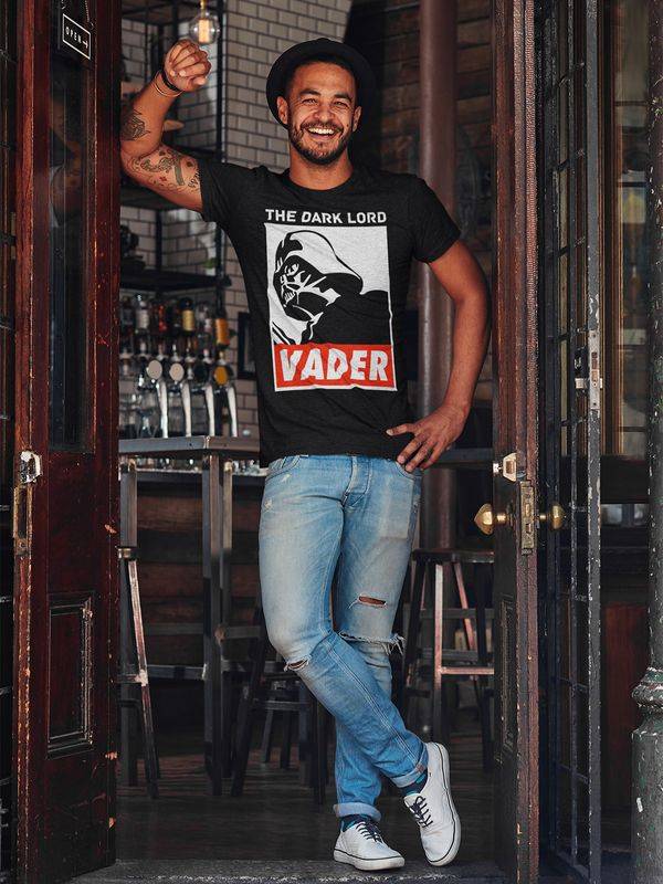 Nastrovje Potsdam Star Wars Dark Lord Vader Herren T-Shirt schwarz Neueste Stile
