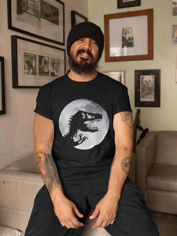 Nastrovje Potsdam Jurassic Park Moonlight Herren T-Shirt schwarz Bis zu 65% Rabatt