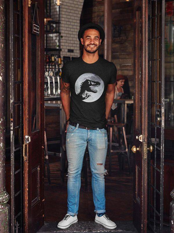 Nastrovje Potsdam Jurassic Park Moonlight Herren T-Shirt schwarz Bis zu 65% Rabatt