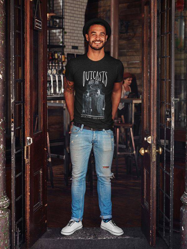 Nastrovje Potsdam Wednesday Outcasts Are In Herren T-Shirt schwarz Bis zu 55% Rabatt