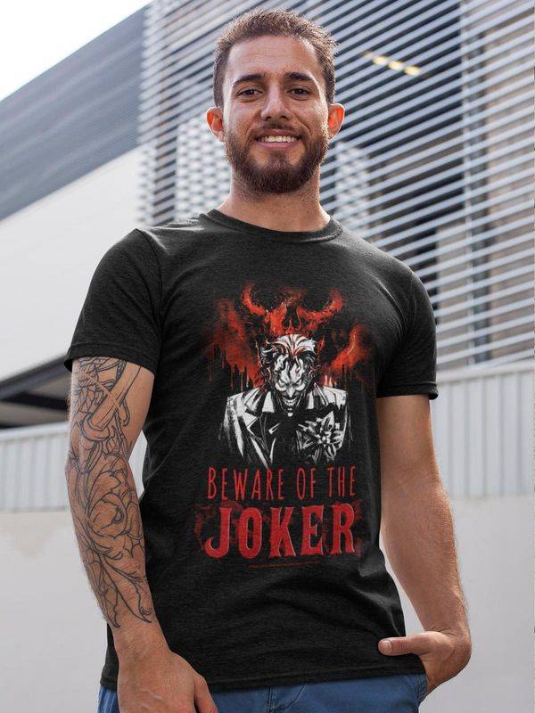 Nastrovje Potsdam Batman World Burn T Herren T-Shirt schwarz Super Rabatt