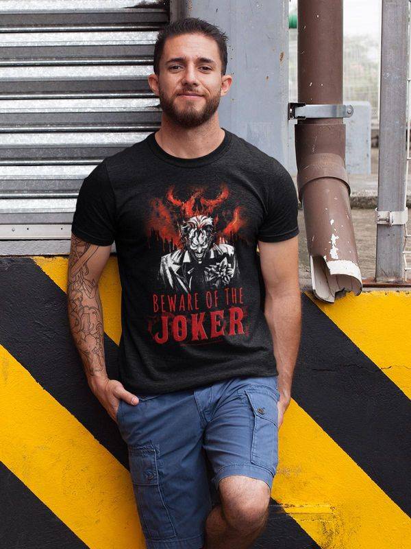 Nastrovje Potsdam Batman World Burn T Herren T-Shirt schwarz Super Rabatt