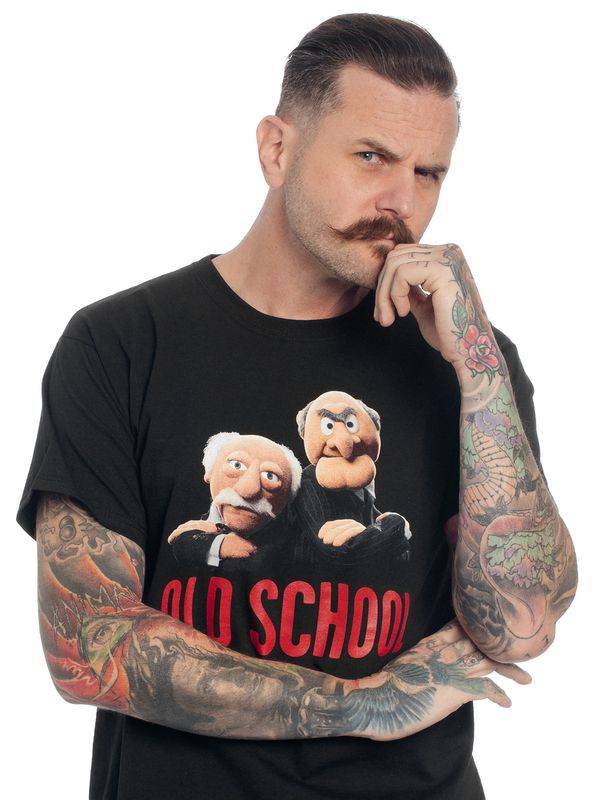 Nastrovje Potsdam The Muppets Old school Herren T-Shirt schwarz Clearance-Verkauf