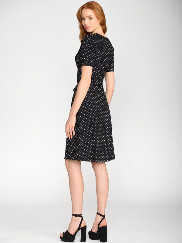 Nastrovje Potsdam Vive Maria Vintage Èmelie Damen A-Linien-Kleid schwarz allover Rabatte dieses Monats