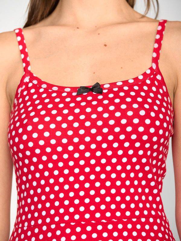 Nastrovje Potsdam Pussy Deluxe Dotties Classic Dress female rot allover Rabatt