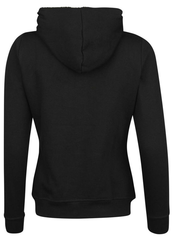 Nastrovje Potsdam Pussy Deluxe Special Leo Shawl Hoodie Damen Kapuzenpullover schwarz/allover Saisonschlussverkauf