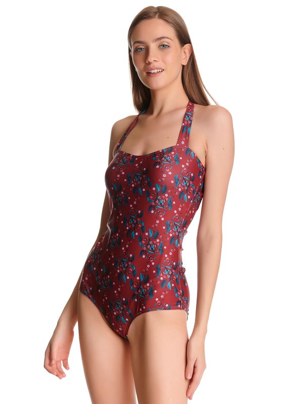 Nastrovje Potsdam Pussy Deluxe Wild Cherry Damen Badeanzug rot allover Vatertagsangebot
