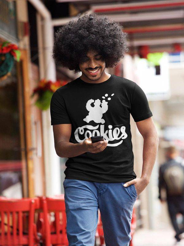 Nastrovje Potsdam Sesamstrasse Cookie Night Fridge Finder Herren T-Shirt schwarz Zeitlich begrenztes Angebot