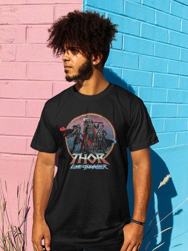 Nastrovje Potsdam Thor Heros Logo Herren T-Shirt schwarz Neuheiten