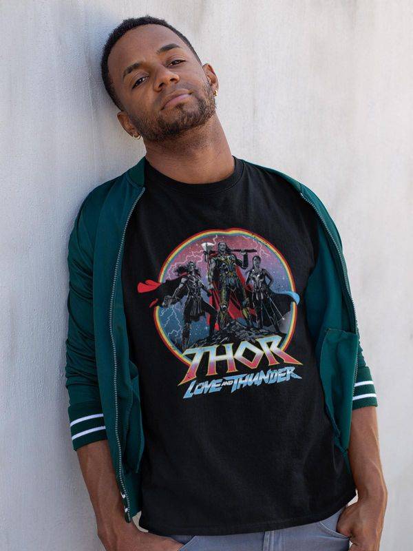 Nastrovje Potsdam Thor Heros Logo Herren T-Shirt schwarz Neuheiten