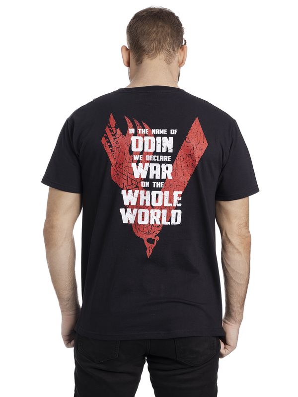 Nastrovje Potsdam Vikings Odin Red Herren T-Shirt schwarz Riesige Ersparnisse