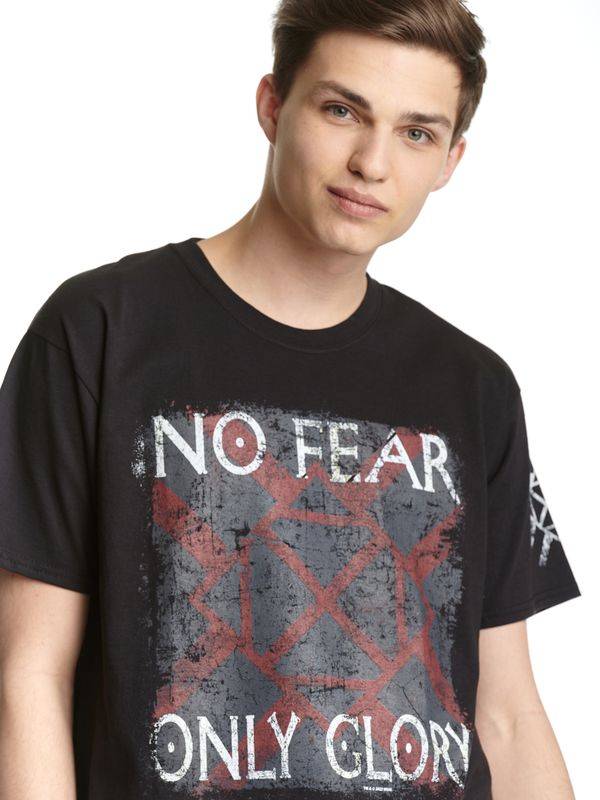 Nastrovje Potsdam Vikings Valhalla No fear only glory Herren T-Shirt schwarz Super Sparpreis