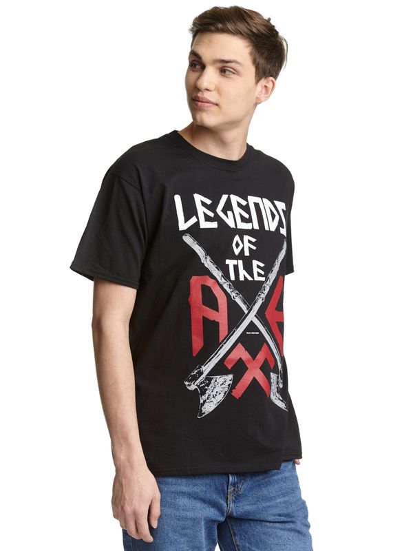 Nastrovje Potsdam Vikings Valhalla Legends of the Axe Herren T-Shirt schwarz Begrenzte Freigabe