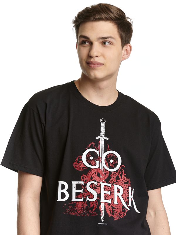 Nastrovje Potsdam Vikings Valhalla Go Beserk Herren T-Shirt schwarz Letzte 3 Tage