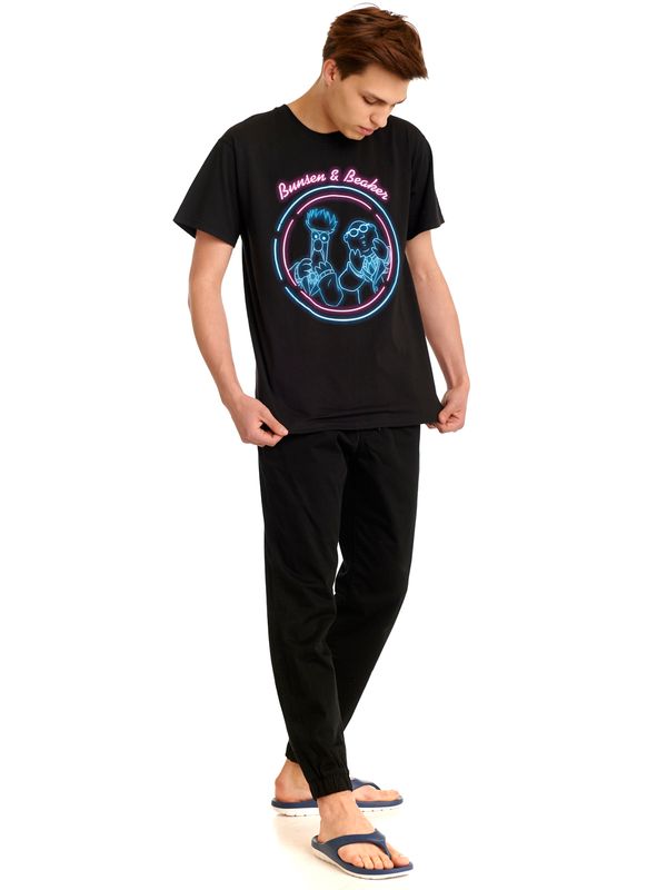 Nastrovje Potsdam The Muppets Bunsen & Beaker Herren T-Shirt schwarz Letzte 2 Tage