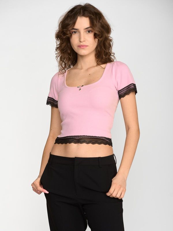 Nastrovje Potsdam Vive Maria Sweet Cropped Shirt Damen T-Shirt rosa Bis zu 65% Rabatt