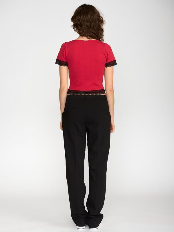 Nastrovje Potsdam Vive Maria Sweet Cropped Shirt Damen T-Shirt rot Nur für heute