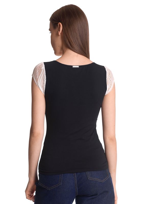 Nastrovje Potsdam Vive Maria Meadow Kiss Damen Spitzentop schwarz/creme Nur noch ein Tag übrig