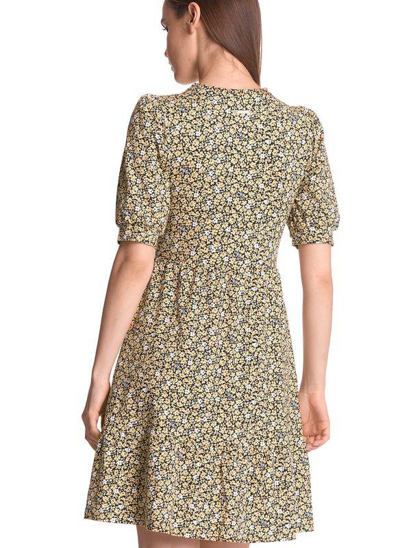 Nastrovje Potsdam Vive Maria Golden Flower Damen A-Linien-Kleid dunkelgelb allover Black Friday Preise