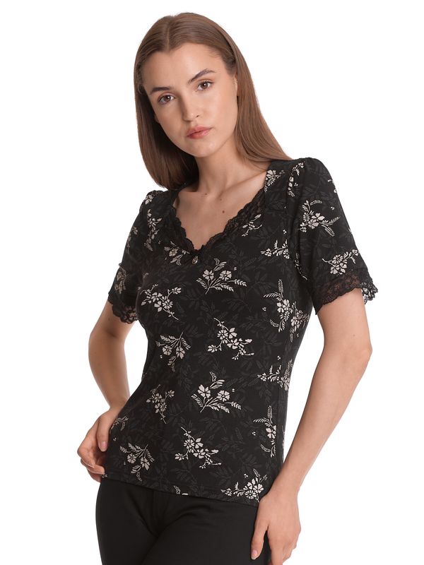 Nastrovje Potsdam Vive Maria Reverie Lace Damen Spitzenshirt schwarz allover zollfrei