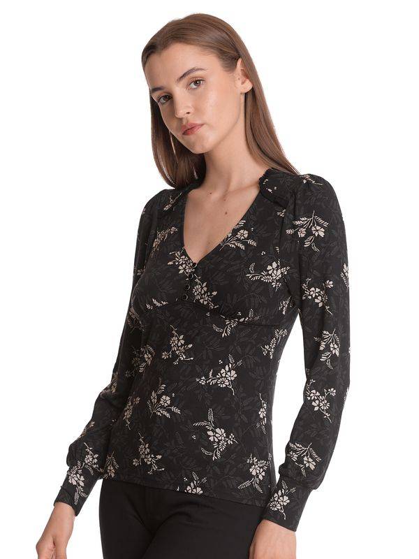 Nastrovje Potsdam Vive Maria Reverie Damen Langarmshirt schwarz allover 50% Rabatt für begrenzte Zeit