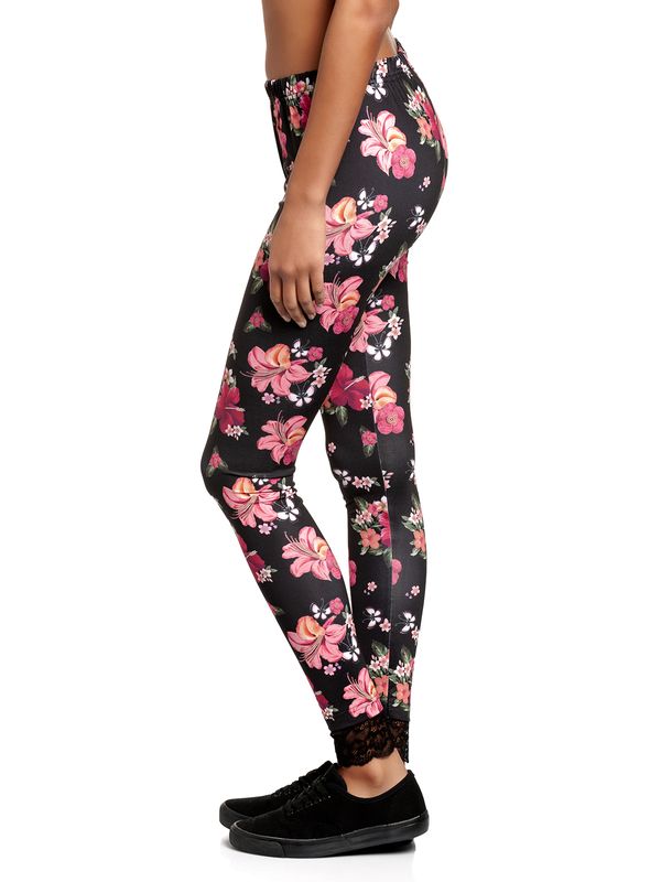 Nastrovje Potsdam Pussy Deluxe Hawaii Damen Leggings schwarz allover Angebote