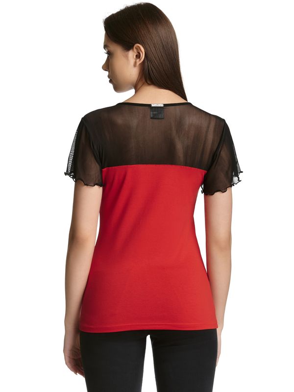 Nastrovje Potsdam Pussy Deluxe Red Lovley Chic Damen T-Shirt rot Hotsell