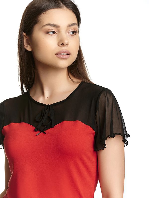 Nastrovje Potsdam Pussy Deluxe Red Lovley Chic Damen T-Shirt rot Hotsell