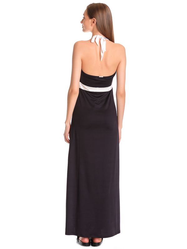 Nastrovje Potsdam Pussy Deluxe Criss Cross Damen Strandkleid schwarz/weiß Schlussverkauf