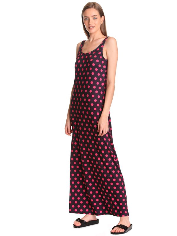 Nastrovje Potsdam Pussy Deluxe Classic Pink Dotties Damen Strandkleid schwarz allover Fabrikverkauf