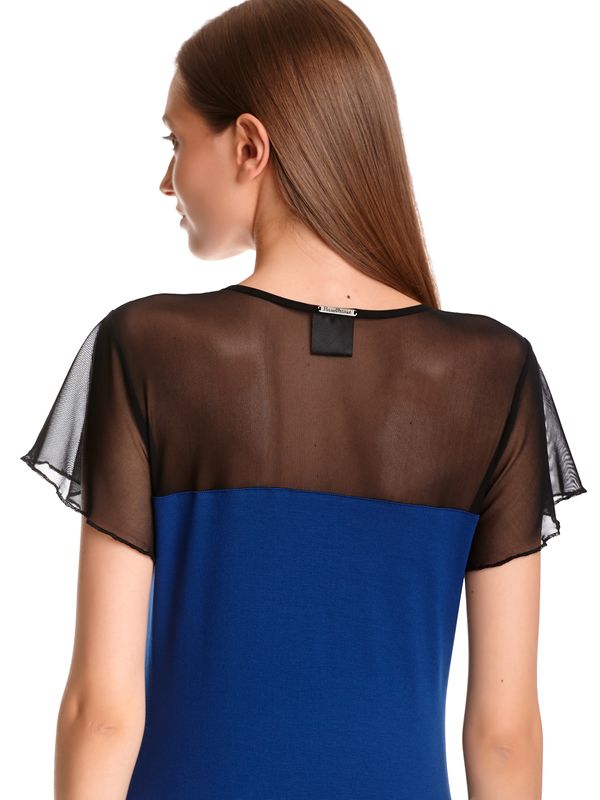 Nastrovje Potsdam Pussy Deluxe Blue Lovely Chic Damen T-Shirt blau Kostenloser Versand