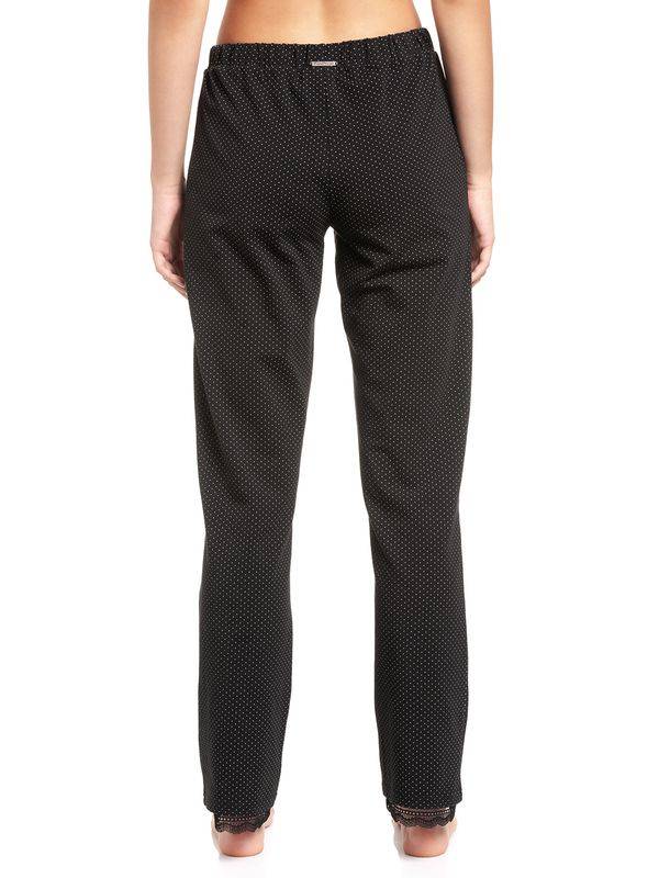 Nastrovje Potsdam Pussy Deluxe Dotties Damen Schlafhose schwarz allover Fabrikpreis