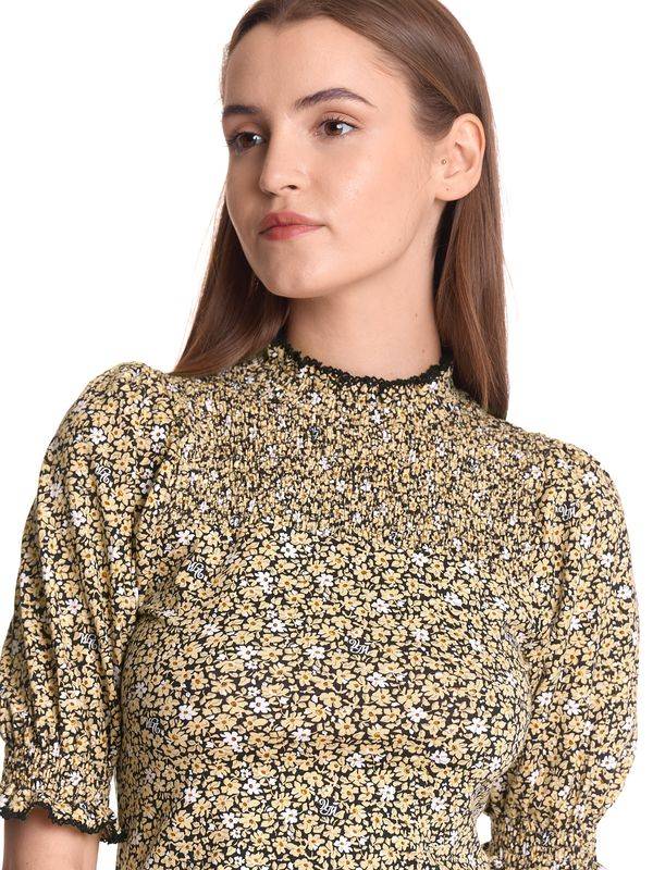 Nastrovje Potsdam Vive Maria Golden Day Smoke Damen Blusenshirt dunkelgelb allover Super Sparpreis